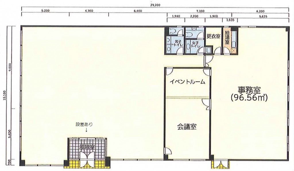 みぞろき貸店舗　図面